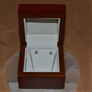 Diamond Stud Earrings – 14K White Gold, Costco Certified